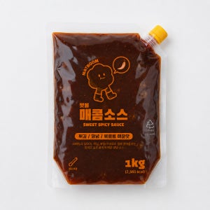 맛붐 매콤소스 1kgX10개 매운맛양념