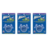 Mack’s 맥스 수영 이어 플러그 3쌍 아쿠아블럭 Mack’s AquaBlock Swimming Earplugs - Comfortable