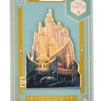 (21년 7월 6일 발매) 디즈니스토어 인어공주 에리얼 핀 배지 Disney Castle Collection / 4936313380064