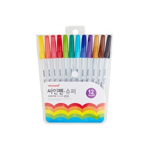 모나미 12색싸인펜