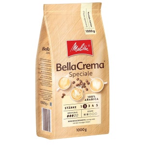 밀리타 벨라 크레마 커피 원두 1kg 스트렝스2 Melitta whole coffee beans, 100% Arabica, mild taste