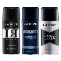 [공식수입] 라리브 남성 퍼퓸 데오드란트 150ml 3종(패스워드+익스트림+블랙크리크), 스프레이타입