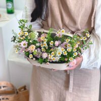 서울삼성 꽃꽂이원데이클래스 꽃 박스 꽃다발
