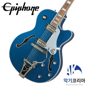 에피폰 Emperor Swingster 일렉 기타 Delta Blue Metallic