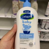 Cetaphil 세타필 베이비 워시 앤 샴푸 399ml x 2개세트 / 유기농 카렌듈라 함유