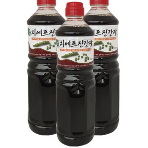 지에프 진간장 900mlX3개 국산콩 전통 조선 간장