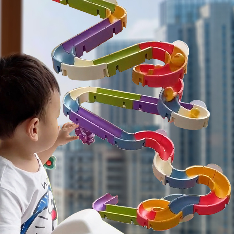 굿이벤트 DIY 워터슬라이드 블럭 48PCS 목욕필수템 트랙 레일 아기목욕놀이 욕조장난감