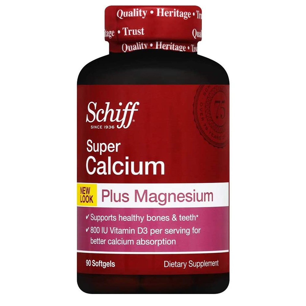 <b>쉬프</b> 수퍼 칼슘 플러스 마그네슘 D3 90소프트겔, <b>Schiff</b> Super Calcium Plus Magnesium