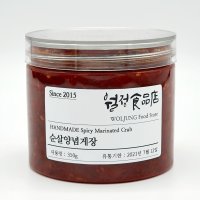 월정식품점 국내산 꽃게 게살장 순살양념게장 350g