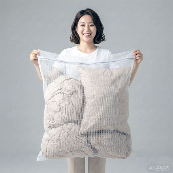 조은자리 대형 세탁망 베개 이불 신발 통돌이 드럼 세탁기 특대형 롱 패딩 니트 빨래망 사각