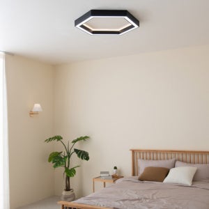 LED 하이브 방등 75W 블랙