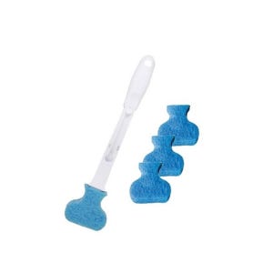 3M 스카치브라이트 변기청소 수세미 크린스틱 핸들+리필4P 세트