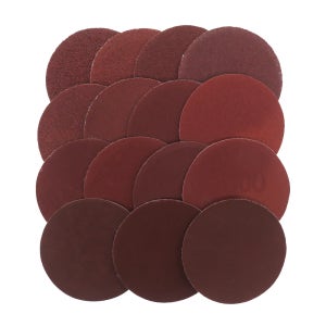 샌딩페이퍼 2인치 10개 세트 모음 원형사포 벌크로 샌딩패드용