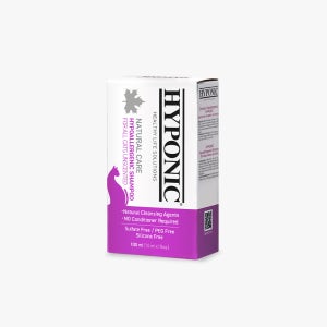 하이포닉 저자극 고양이 샴푸 (무향) 100ml 파우치형 반려묘 피부 보습 각질 비듬 세정 목욕 펫샴푸