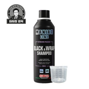 매니악 블랙앤랩 샴푸 500ml (계량컵 포함) 산성세정제