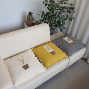 면 사각 좌식 사무실 의자방석 단체 예쁜 매트 쿠션방석 솜 두꺼운 방석커버