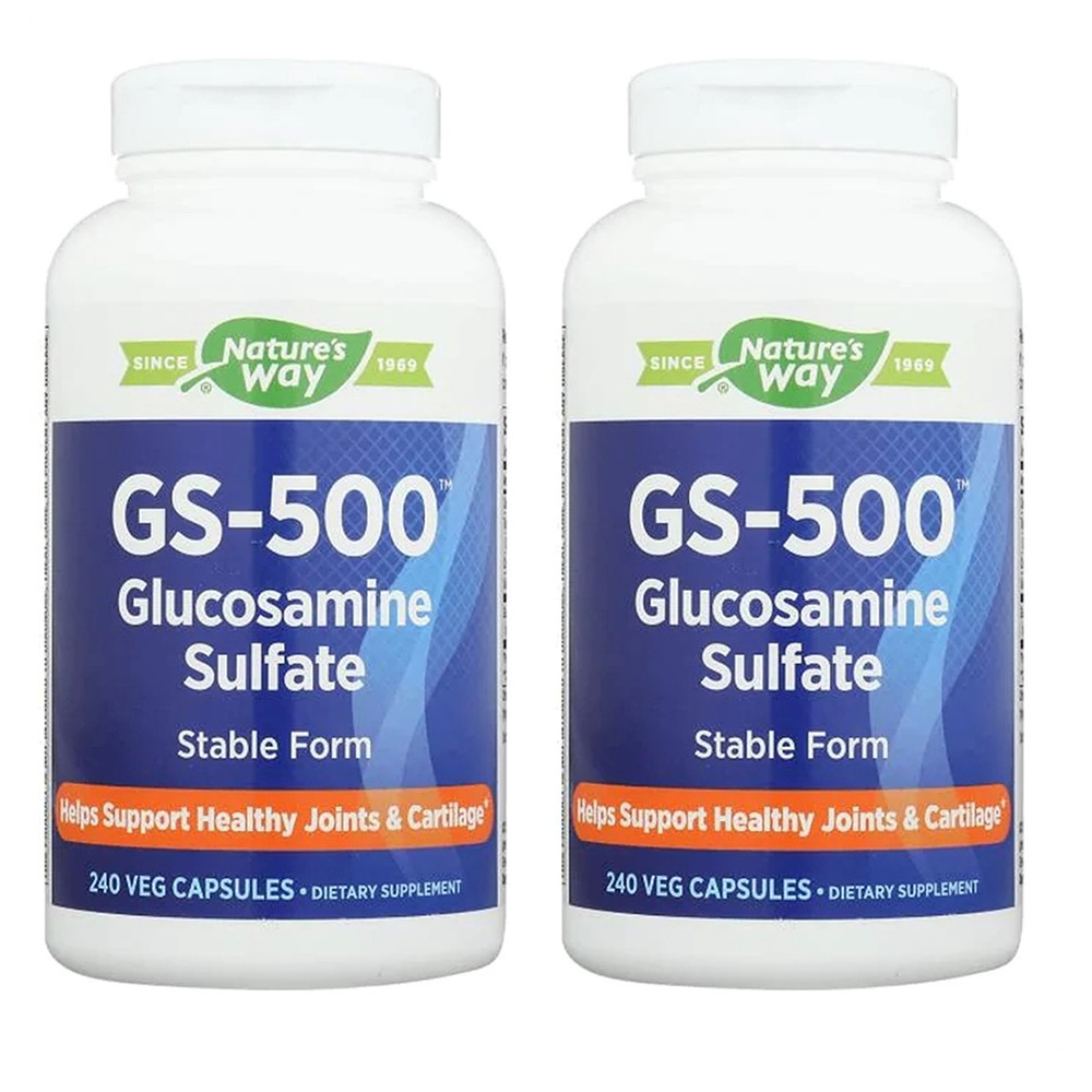 <b>Natures Way</b> 네이쳐웨이GS500 글루코사민 240정 2개 Glucosamine Sulfate