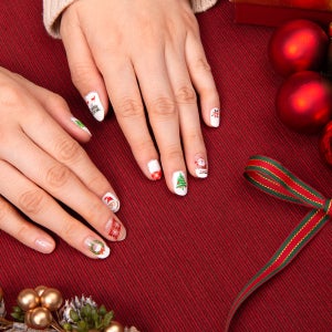 귀여운 크리스마스네일스티커 네일파츠 붙이는네일 A1153