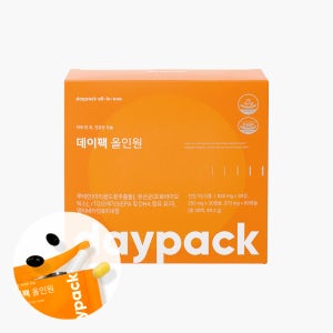 [10%추가적립] 데이팩 올인원 한포영양제 유산균 오메가3 30포, 1개