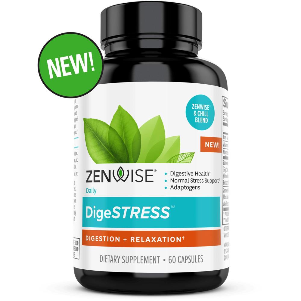 젠와이즈 다이제 스트레스 소화효소 RELAXATION 60캡슐 Zenwise <b>DigeSTRESS</b>