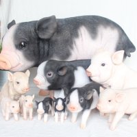 리얼피그얼룩 모음 돼지장식품 돼지 장식 소품 거실 풍수 인테리어 소품 집들이 개업 선물
