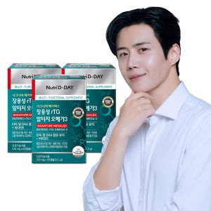 뉴트리디데이 시그니처 메가렉스 장용성 rTG 알티지 오메가3 (PTP) 180캡슐 3박스
