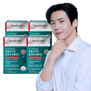 뉴트리디데이 시그니처 메가렉스 장용성 rTG 알티지 오메가3 (PTP) 240캡슐 4박스