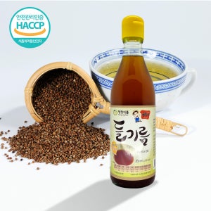 국산 들기름 350ml 순수 국내산 통들깨 100% 들깨기름