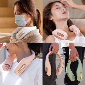 목에거는 선풍기 넥밴드 휴대용 미니 캠핑 어린이 목걸이