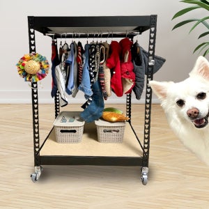 하트랙 튼튼한 강아지 애견 행거 옷장 이동식 200x200x300