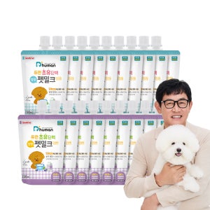 듀먼 락토프리 초유단백 챱챱 펫밀크 2종 150ml 20팩 세트