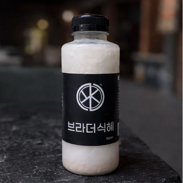 브라더식혜 (500ML,1L), 여주쌀로 만든 무방부제 수제 식혜 수정과