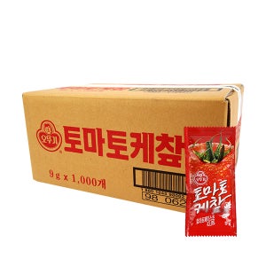 오뚜기 토마토케찹 1박스(9g x 1000개) 일회용