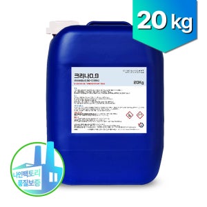 크리나 20kg 0.9% 9000ppm 이산화염소 살균소독 수질개선 수처리제 악취제거 물소독
