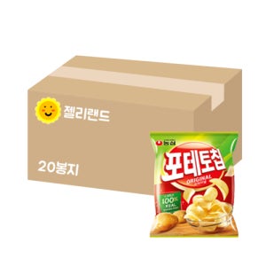 농심 포테토칩(오리지날) 60g X 20개 1BOX