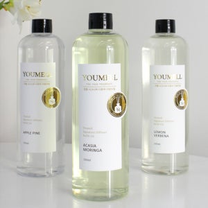 대용량 맑을담허브 유멜 시그니처 디퓨저 리필 오일 12종향 500ml