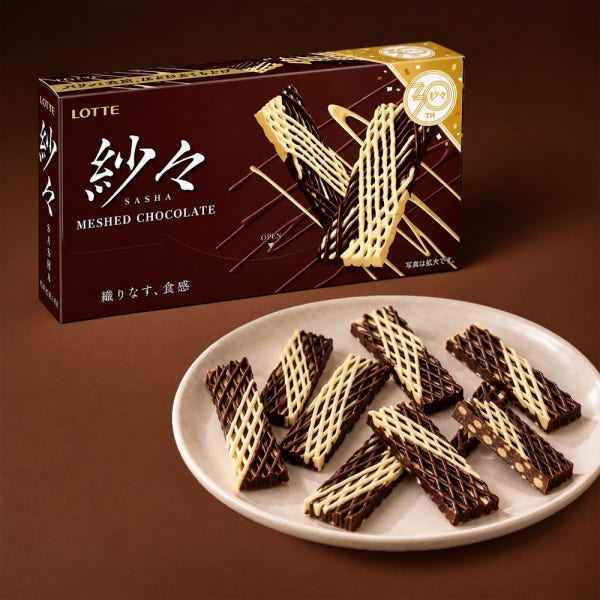 롯데 샤샤 초콜릿 일본 간식 초코