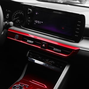 유투카 K5 DL3 튜닝 센터페시아 송풍구 커버 레드 몰딩