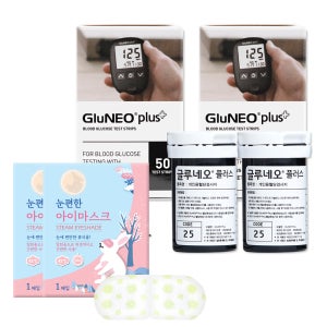 오상헬스케어 글루네오 플러스 혈당시험지 50매 2박스