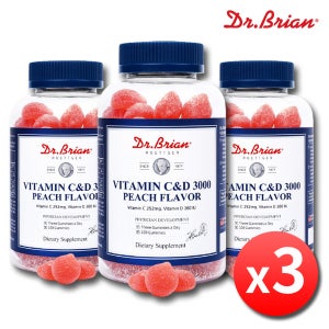 어린이 유아 성인 비타 구미 젤리 비타민C D 영양제 3병