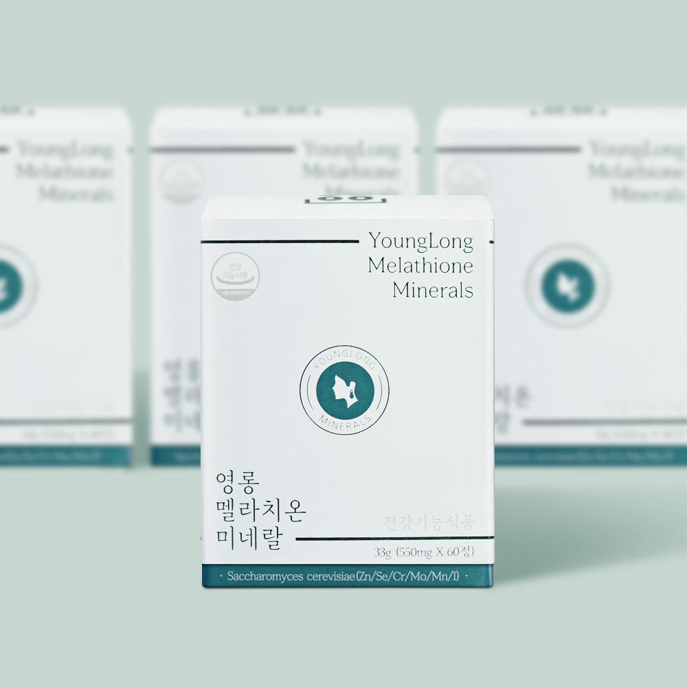 [3+1]<b>영롱</b> 멜라치온 미네랄 [6종 복합제] 갑상선 요오드 아이오딘 셀레늄 <b>크롬</b> 영양제
