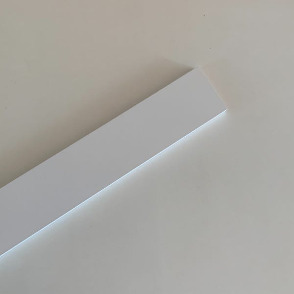 걸레받이 몰딩 셀프 40cm 솔리드화이트 4cm 시공 맞춤재단 영림 평 나무 액자
