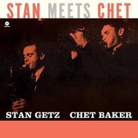 스탄게츠 쳇베이커 STAN MEETS CHET 째즈 LP 엘피 핑크 vinyl 바이닐