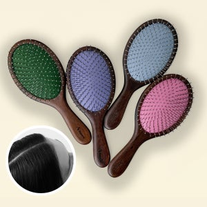 아하로 Aharo 은침 브러시 두피 열 완화 탈모 시원한 쿨링 모발 패들 빗