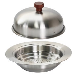 리빙글로리 오슬로 다용도 3단 찜기 16-26cm 국내생산 스텐 304 인덕션 찜솥 돔형