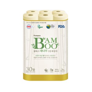 뱀부화장지 두루마리휴지 대나무화장지 3겹30롤