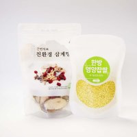 한방영양찹쌀 200g+친환경 삼계탕 재료 40g 2봉 해썹받은 깨끗한 찹쌀