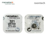 시계배터리 레나타 renata 321 SR616SW 스위스 정품 Swiss Made