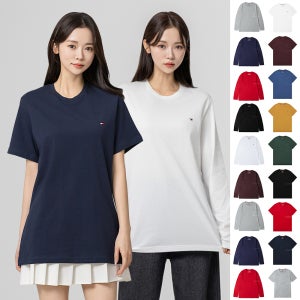 타미힐피거 남여공용 반팔, 긴팔티셔츠 모음 09T3139, 09TCR01, 09T3118