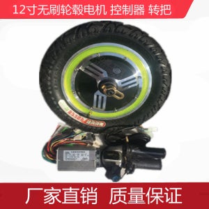 12 치 허브 모터 브러시리스 이가없는 풀 플레이트 350W 전기 스쿠터 모터 전기 자동차 모터 배터리 자동차